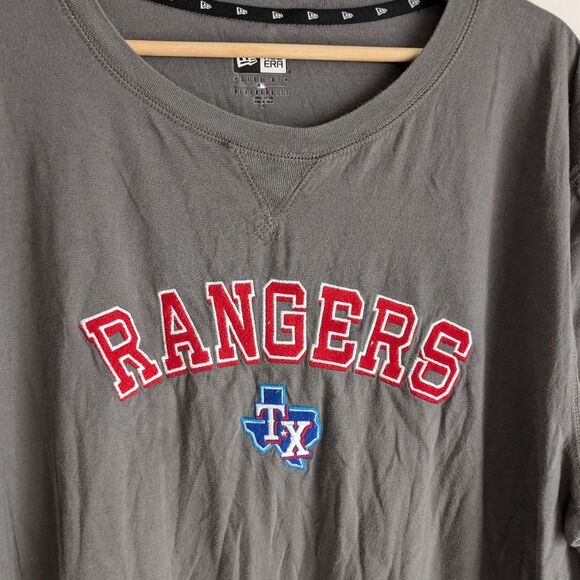 Houston Rangers MLB Major League Baseball Gray Graphic Tee Tshirt - Picture 2 of 6